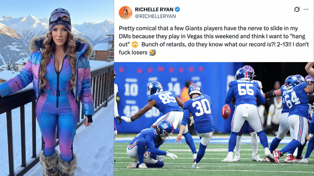 Adult Film Star Claims Giants Players Slid Into Her DMs