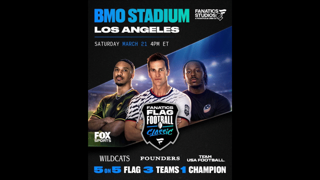 Fanatics Flag Football Classic Set For March 21 At BMO Stadium