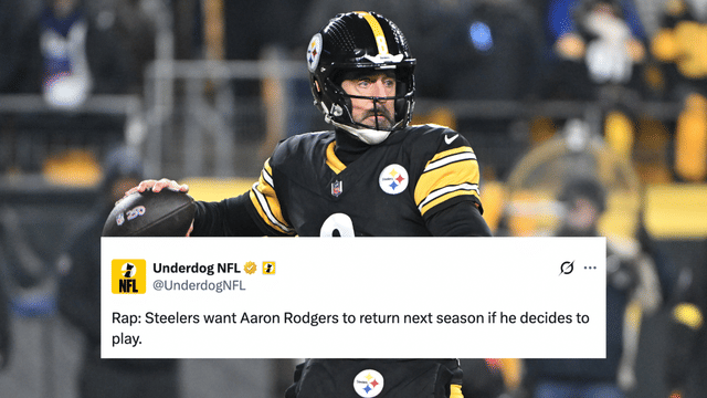 Steelers Want Aaron Rodgers to Return In 2026