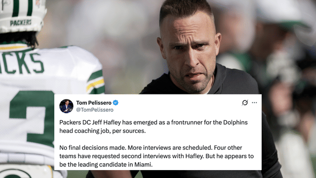 Packers DC Jeff Hafley Emerges as Frontrunner for Dolphins Head Coaching Job
