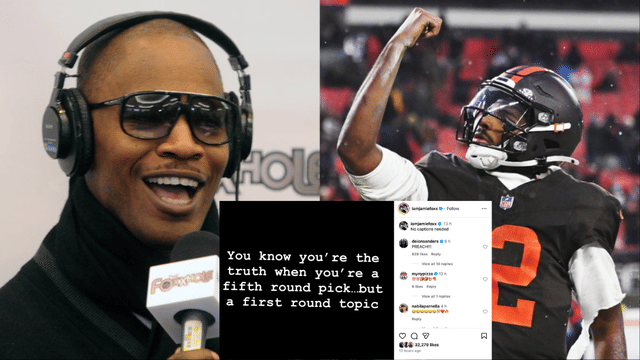 Jamie Foxx Praises Shedeur Sanders After Historic Browns Performance