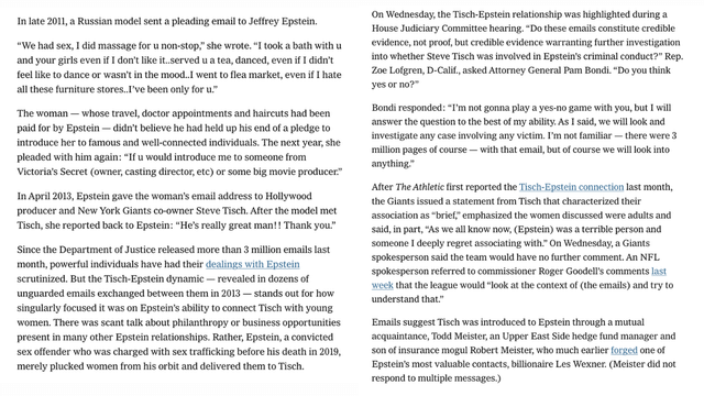 Emails Detail Steve Tisch’s Relationship With Jeffrey Epstein