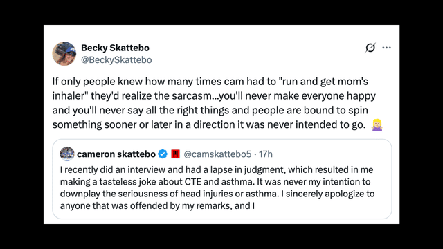Cam Skattebo’s Mom Defends Him After CTE Controversy