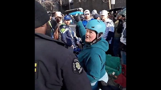 Seattle Cyclist Erupts Over Super Bowl Parade Bike Lane Closure