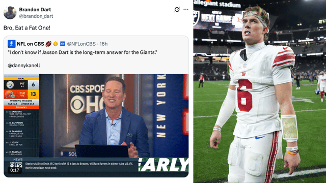 Jaxson Dart’s Dad Fires Back After Danny Kanell Questions Giants QB