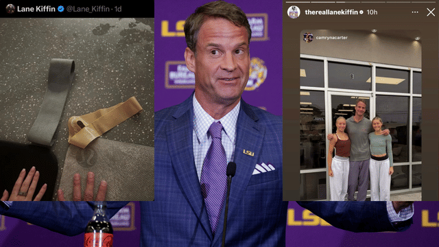 Lane Kiffin Is Already Doing Hot Yoga With LSU Cheerleaders
