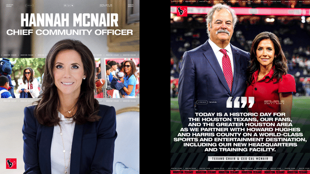 Houston Texans Name Hannah McNair Chief Community Officer