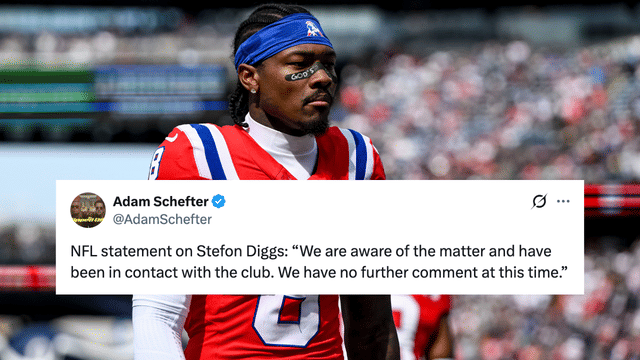 NFL Acknowledges Criminal Charges Against Patriots WR Stefon Diggs