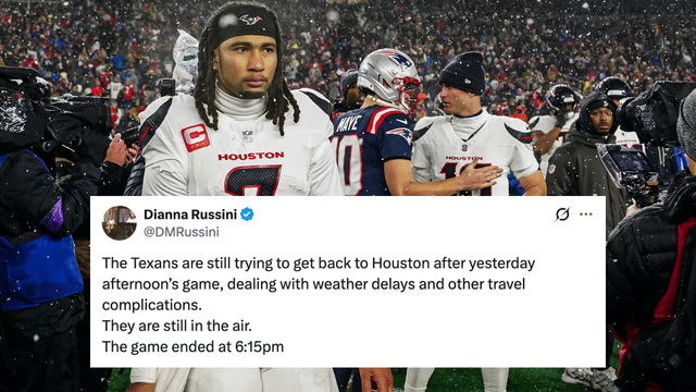 Texans Stuck in Air After Game Due to Travel Delays