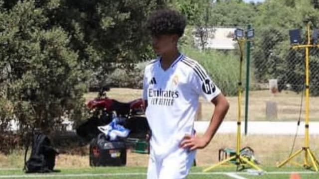 Cristiano Ronaldo Jr Trains With Real Madrid Academy