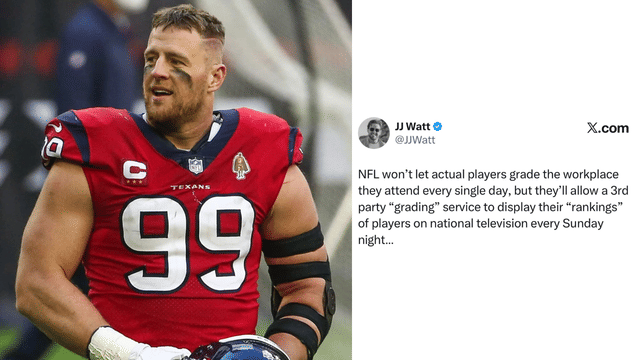 J.J. Watt Rips NFL Over Report Card Ban