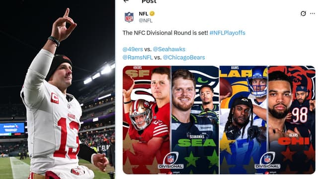 NFC Divisional Round: 49ers to Meet Seahawks, Rams to Meet Bears