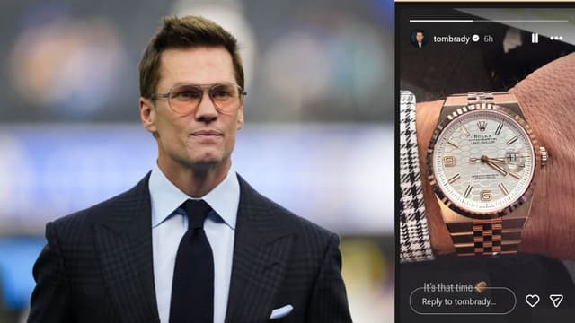 Tom Brady Flaunts $51,500 Rolex While Calling Eagles-49ers Wild Card Game