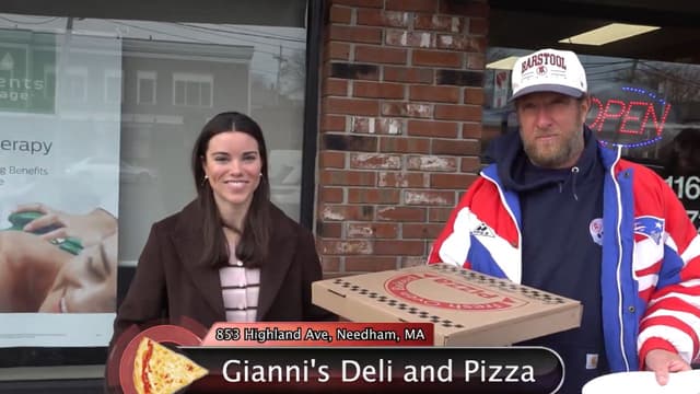 Drake Maye’s Wife Joins Dave Portnoy for Pizza Review in New England