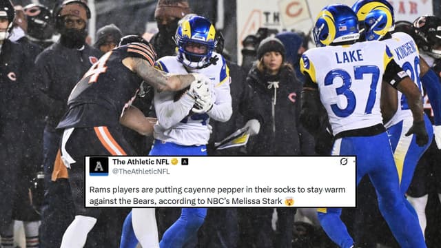 Rams Players Use Cayenne Pepper in Socks to Beat Chicago Cold