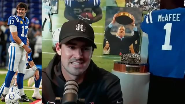 Pat McAfee Thanks Daniel Jones For Keeping His Colts Jersey in His Bedroom