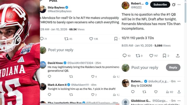 “Is He AI?”: Skip Bayless on Fernando Mendoza’s Perfect Throws Against Oregon 