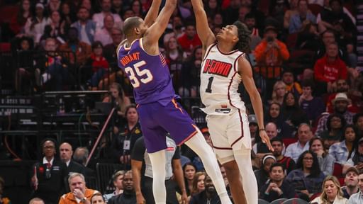 Kevin Durant Goes At Fan for Claiming Amen Thompson is Rockets' First Option
