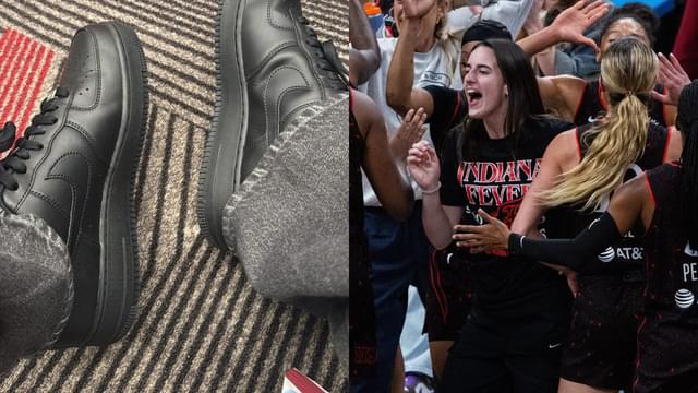 Caitlin Clark Shows Off Her Black Air Forces Ahead of Game 3