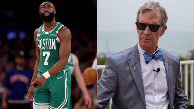 Jaylen Brown Speaks At Bill Nye's Star of Fame Celebration