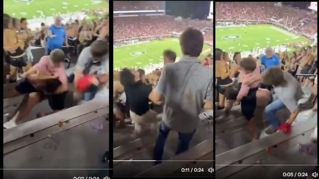 Wild Brawl Erupts in Stands During Georgia-Alabama Thriller