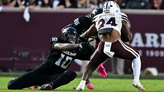 Fluff Bothwell Carted Off After Going Down vs. Texas A&M