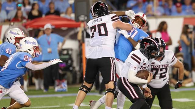 Texas Tech QB Behren Morton Exits Kansas Game with Ankle Injury