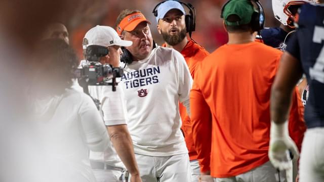 Coach Hugh Freeze Fumes After Auburn Fumble Call Stuns Crowd
