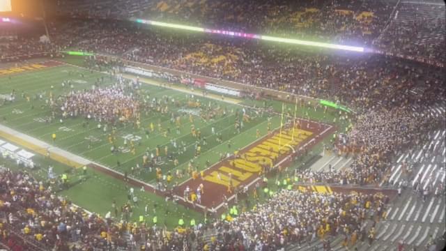 Minnesota Crowd Erupts, Storms Field After Beating Ranked Nebraska