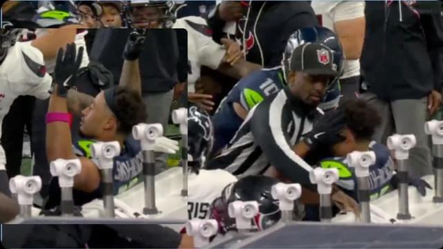 Chaos in Houston: Ref Steps In to Protect Jaxon Smith-Njigba After Hit