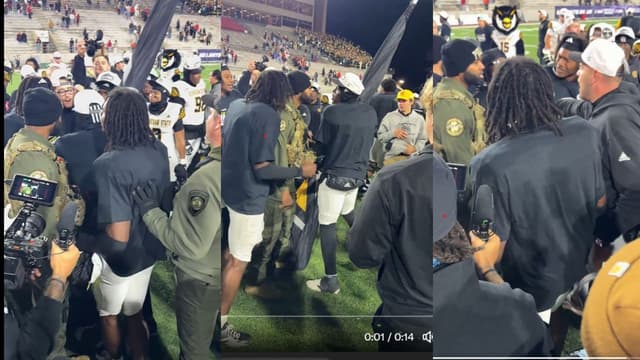 Police Intervenes as Kennesaw State Players Try Planting Flag After C-USA Win