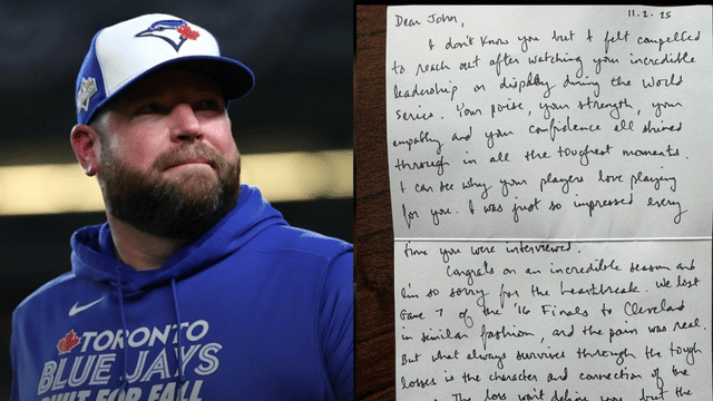 Steve Kerr’s Letter Gave John Schneider a Powerful World Series Message