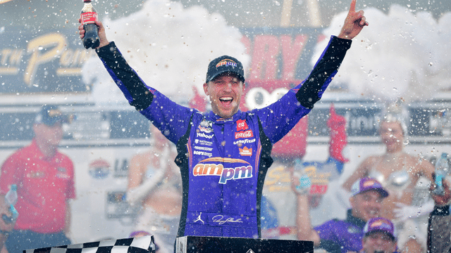 Denny Hamlin Left In Tears, Shows Surprising Gesture Toward Fans After Vegas Win