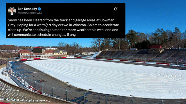 Ben Kennedy Gives Update Around Clash At Bowman Gray: "Track Team Has Made Progress"