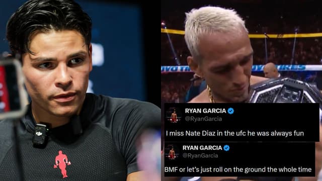 Ryan Garcia Slams UFC 326 BMF Fight as ‘Boring’ After Charles Oliveira Win