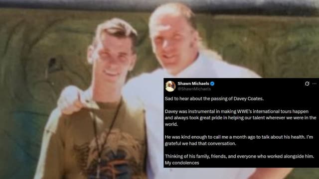 Triple H and Shawn Michaels to WWE Touring Veteran Davey Coates