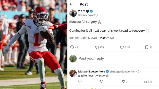 Injured Xavier Worthy Writes to Fans After “Successful Surgery”