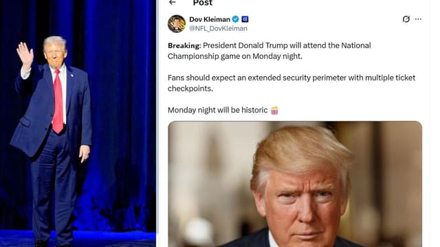 Donald Trump Set to Attend Miami vs. Indiana National Championship Game