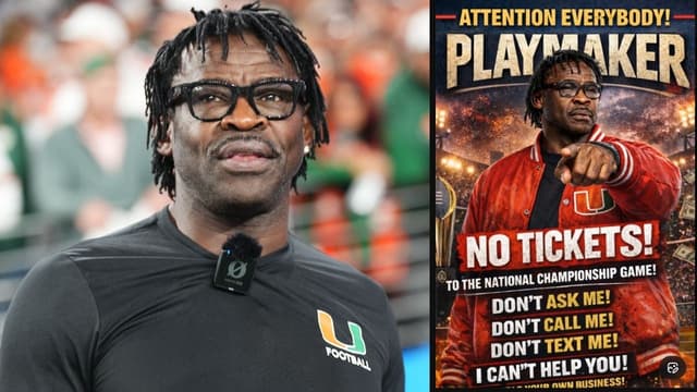 “I Can’t Help You”: Michael Irvin Asks Friends to Not Call Him for Miami's Tickets