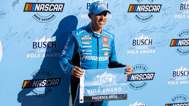 Denny Hamlin Takes Phoenix Pole Ahead of Hendrick Duo