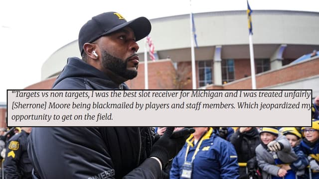 Ex-Michigan WR Anthony Simpson Reveals Players ‘Blackmailed’ Sherrone Moore