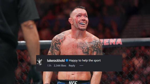 Luke Rockhold Is 'Happy' Despite Loss Against Colby Covington in Wrestling