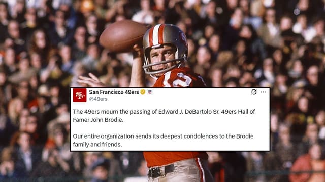 Former 49ers QB John Brodie Passes Away at 90
