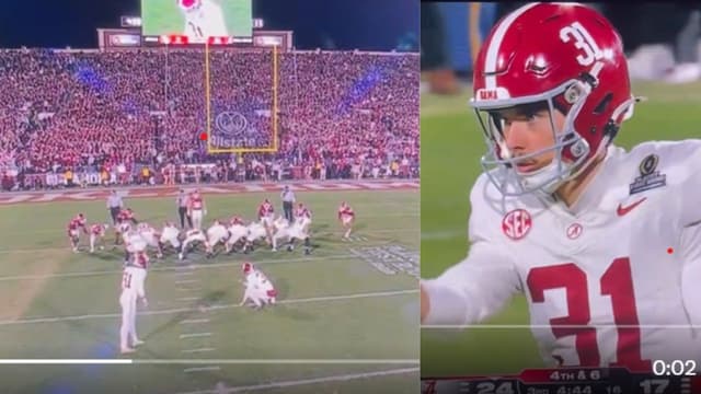 Alabama Extends Lead to 27-17 After Conor Talty Nails 40-Yard FG