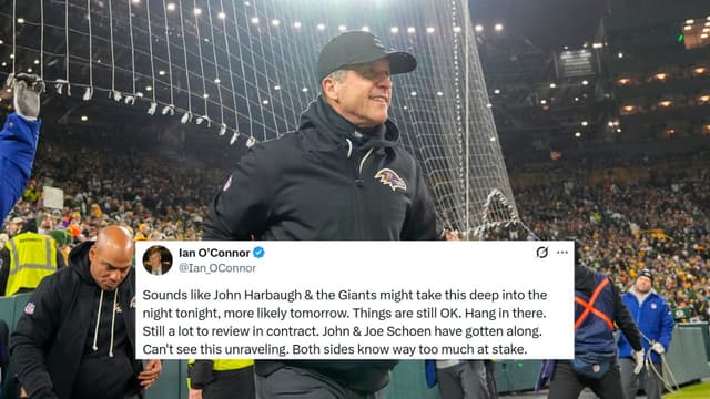 John Harbaugh Likely to Sign the Giants Deal On Saturday