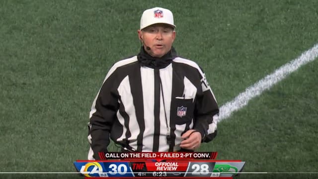 NFL Ref Brad Allen Approves the “Craziest Ever” 2-Pt Conversion in the Rams–Seahawks Game