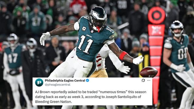 Reports: A.J. Brown Wanted to Leave the Eagles After Week 3 