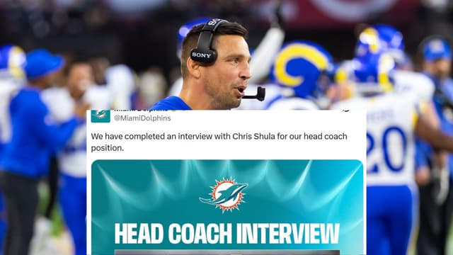 Dolphins Approach 10 HC Candidates as Chris Shula Completes Head Coach Interview