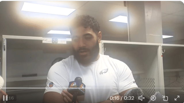 Jordan Mailata Credits Defense's "Better Conditioning" After Narrow Win vs Bills