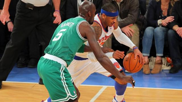 Kevin Garnett Says Carmelo Anthony’s Physical Dominance Justified Hall of Fame